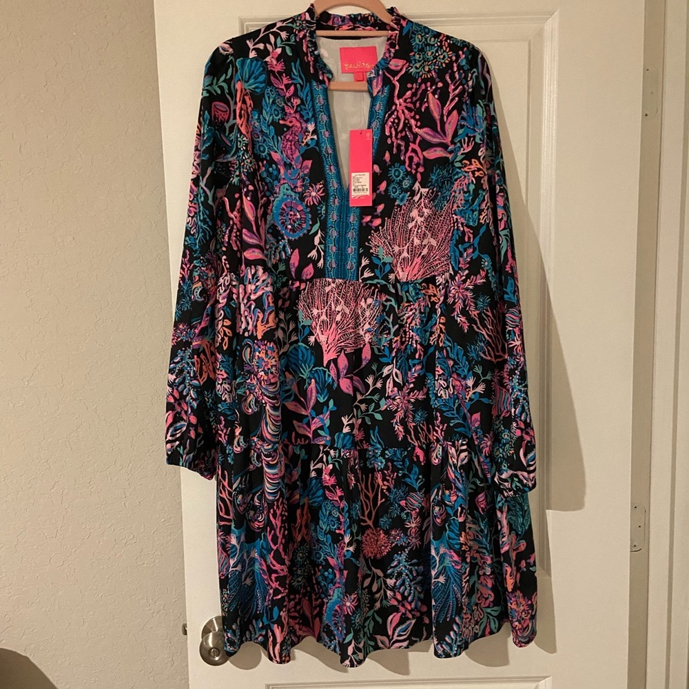 NWT Lilly Pulitzer Arella dress Twilight Coral
